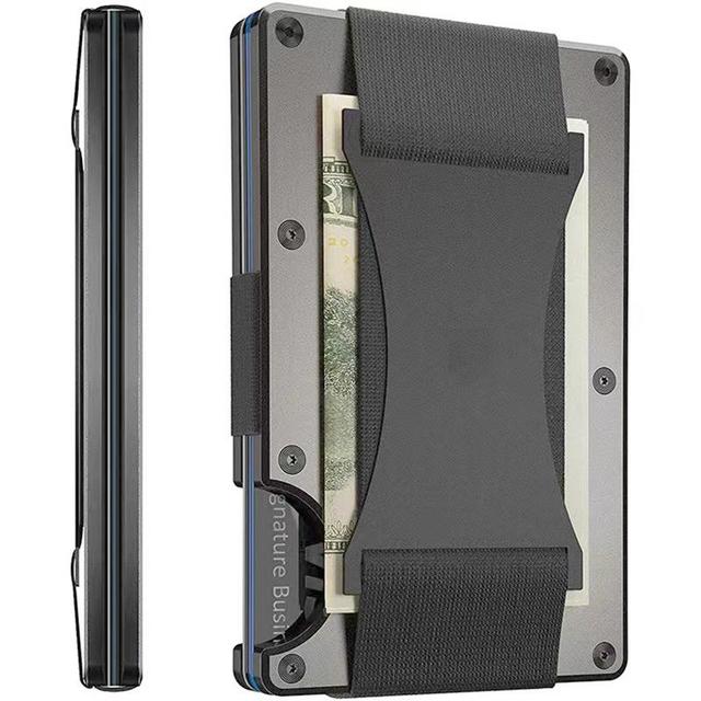 Men's Minimalist Slim Wallet-Rfid Shielded