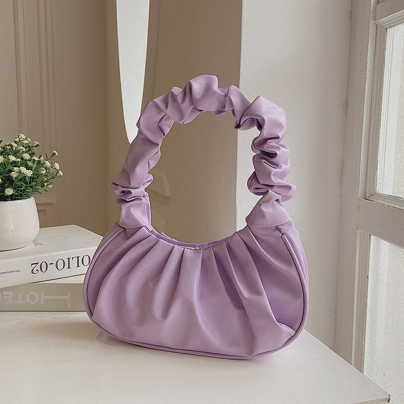 Pleated Cloud Handbag