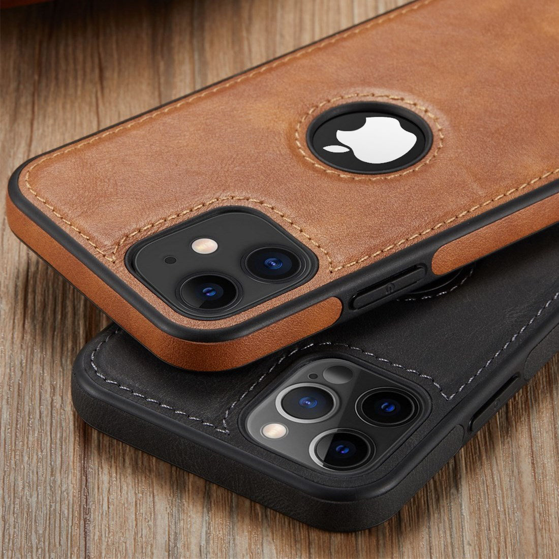 Luxury PU Leather Phone Case For iPhone 13 Pro 11 12 Pro Max XR XS Max X 7  Plus  13 Pro Max  case leather Slim Soft Back Cover